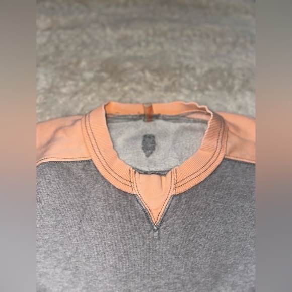 Women’s Free People Movement Heather Grey Melon Intercept Colorblock Pullover - Picture 8 of 14